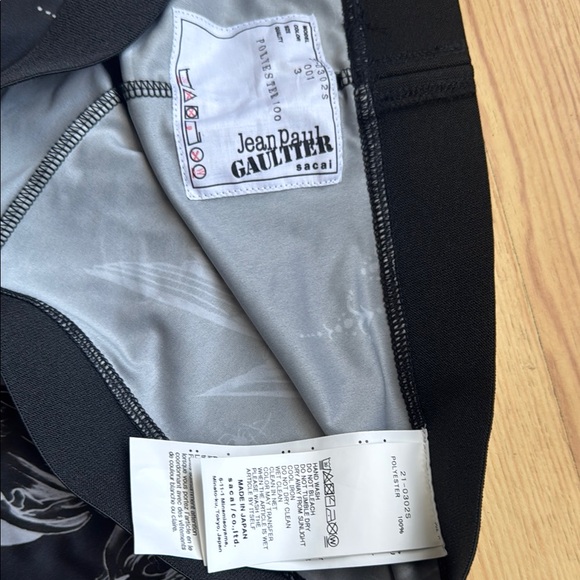 Sacai Black Celestial Print Leggings size 3 (M) new without tag - Picture 5 of 8